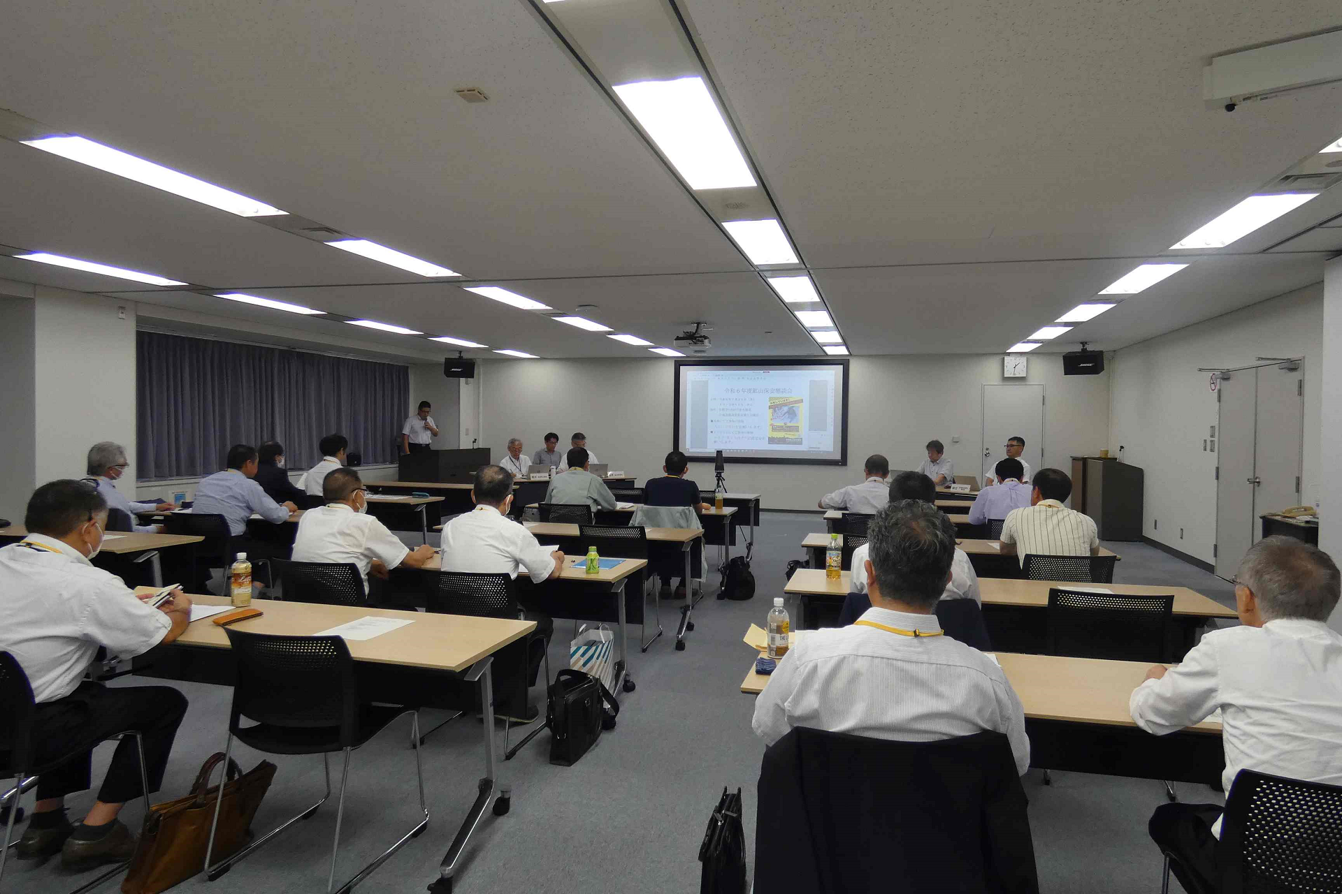 鉱山保安懇談会の模様